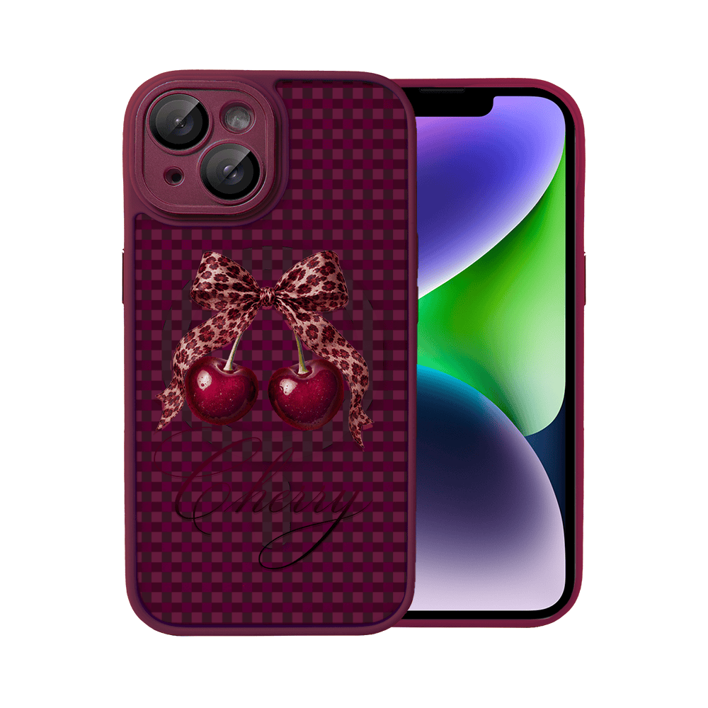 Etui do iPhone 14, Color Flush z Magsafe, z osłoną aparatu, kokieteryjna wiśnia, wiśniowe