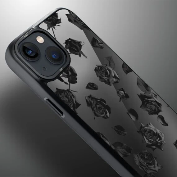 Etui do iPhone 14 Plus IBIZU DropGuard Matt z MagSafe, Midnight, Sen róż, poprawne (8)