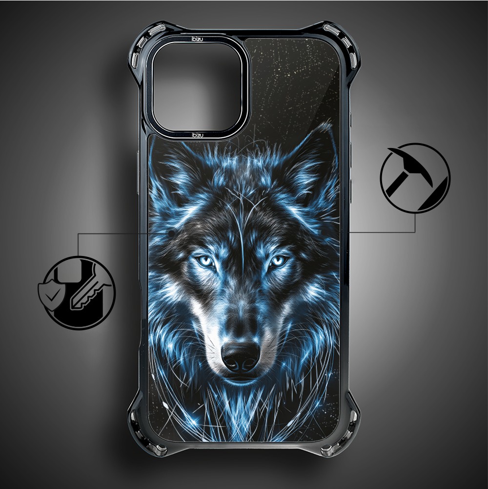 Etui do iPhone 14 Plus IBIZU DropGuard Ultra z MagSafe, Wilki, Lodowy wilk (5)