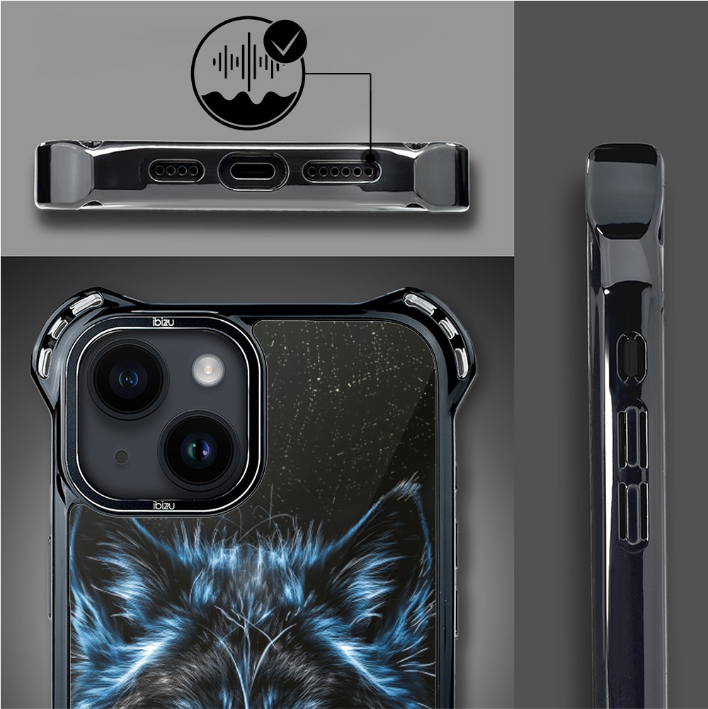 Etui do iPhone 14 Plus IBIZU DropGuard Ultra z MagSafe, Wilki, Lodowy wilk (8)