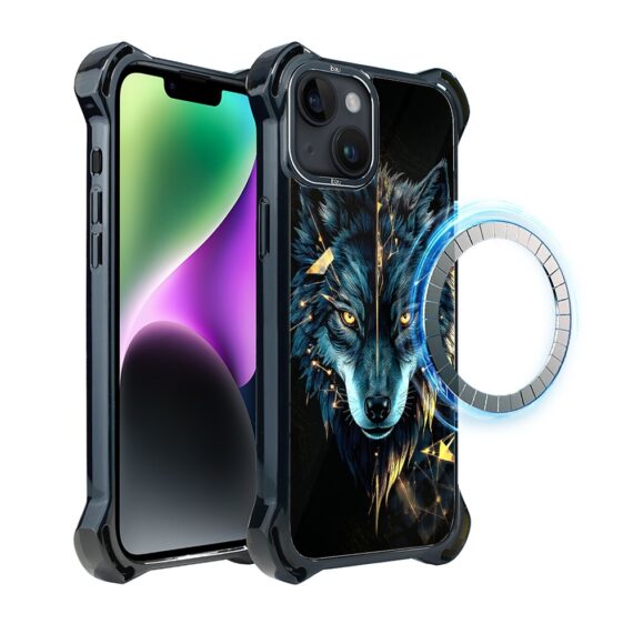 Etui do iPhone 14 Plus IBIZU DropGuard Ultra z MagSafe, Wilki, Wilk mocy (8)