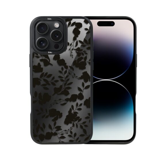 Etui do iPhone 14 Pro Max IBIZU DropGuard Matt z MagSafe, Midnight, Sen róż (5)