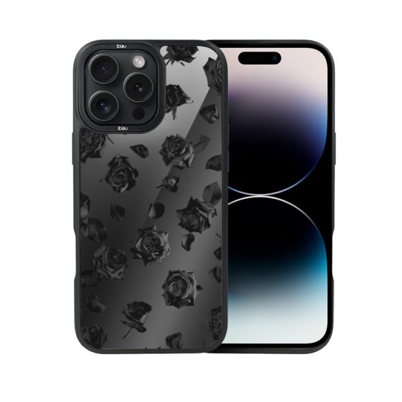 Etui do iPhone 14 Pro Max IBIZU DropGuard Matt z MagSafe, Midnight, Sen róż, poprawne (5)