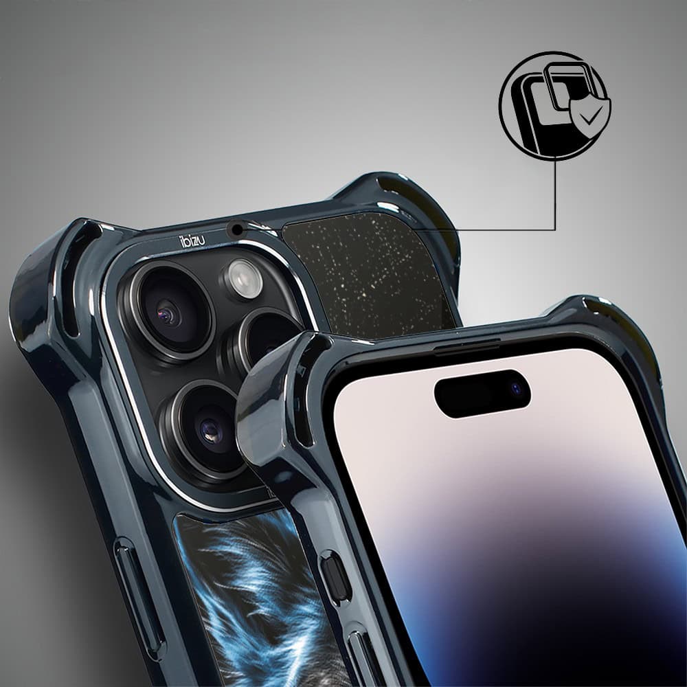 Etui do iPhone 14 Pro Max IBIZU DropGuard Ultra z MagSafe, Wilki, Lodowy wilk (1)