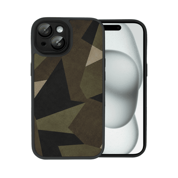 Etui do iPhone 15 Plus Color Flush z MagSafe, z osłoną aparatu, miejskie moro, czarne