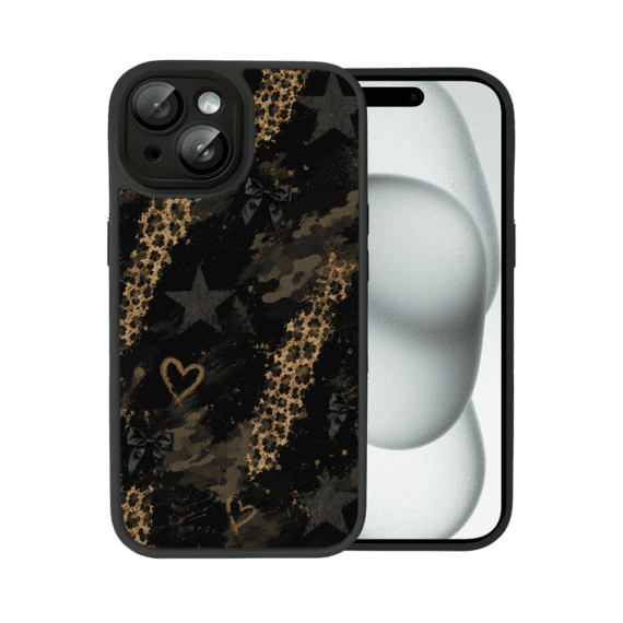 Etui do iPhone 15 Plus Color Flush z MagSafe, z osłoną aparatu, nocna rebeliantka, czarne (5)