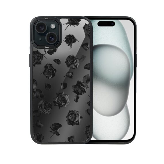 Etui do iPhone 15 Plus IBIZU DropGuard Matt z MagSafe, Midnight, Sen róż, poprawne (5)