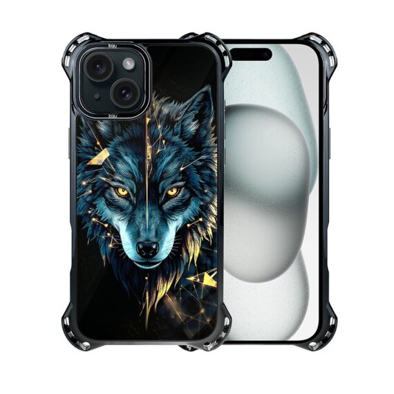Etui do iPhone 15 Plus IBIZU DropGuard Ultra z MagSafe, Wilki, Wilk mocy (3)