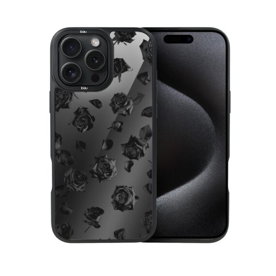 Etui do iPhone 15 Pro Max IBIZU DropGuard Matt z MagSafe, Midnight, Sen róż (6)