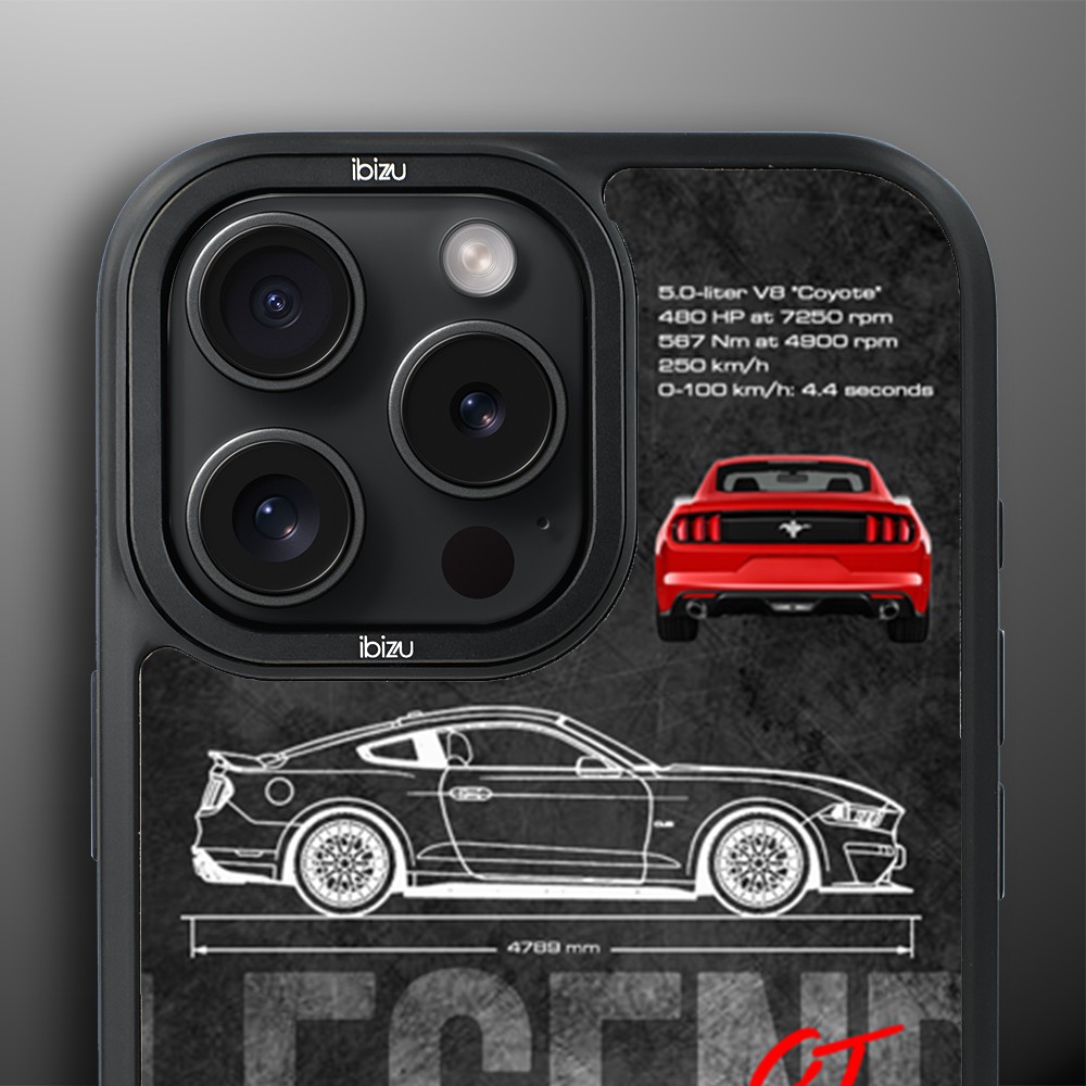 Etui do iPhone 15 Pro Max IBIZU DropGuard Matt z MagSafe, TechDrive, GT V8 “Coyote”, nowe (1)