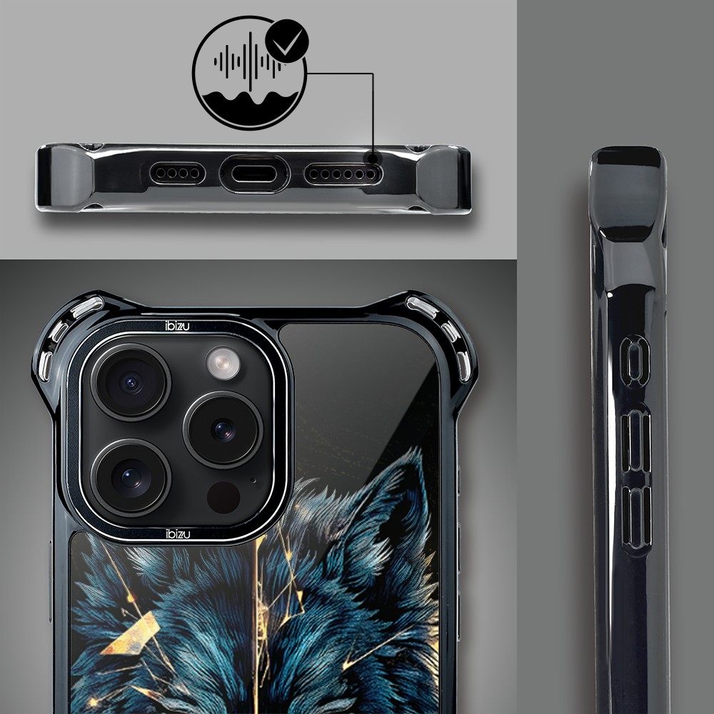 Etui do iPhone 15 Pro Max IBIZU DropGuard Ultra z MagSafe, Wilki, Wilk mocy (7)