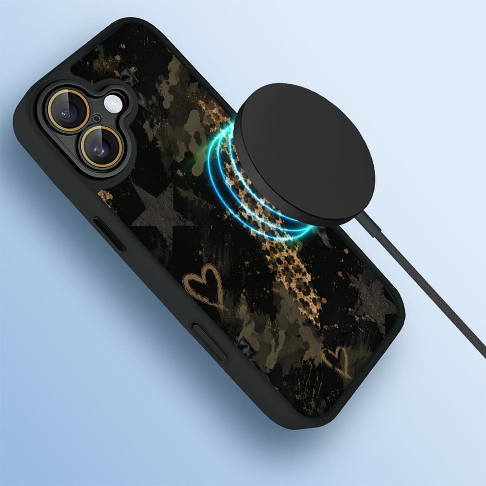 Etui do iPhone 16 Color Flush z MagSafe, z osłoną aparatu, nocna rebeliantka, czarne (2)