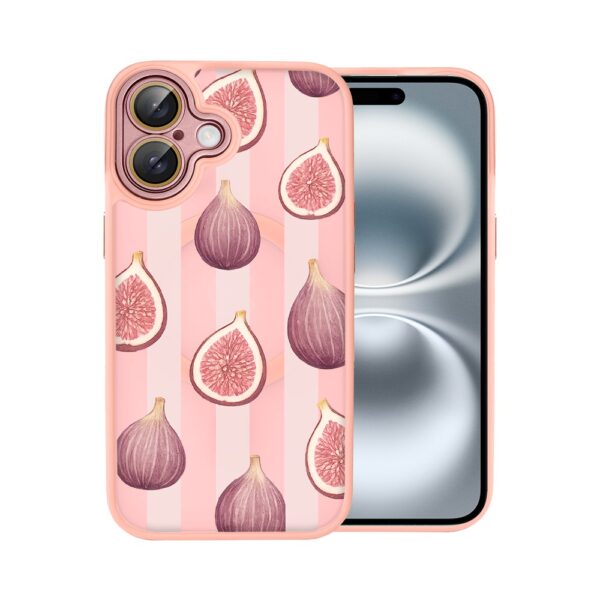 Etui do iPhone 16 Plus Color Flush z MagSafe, z osłoną aparatu, figowa rozkosz, różowe