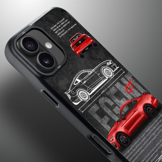 Etui do iPhone 16 Plus IBIZU DropGuard Matt z MagSafe, TechDrive, GT V8 “Coyote”, nowe (6)
