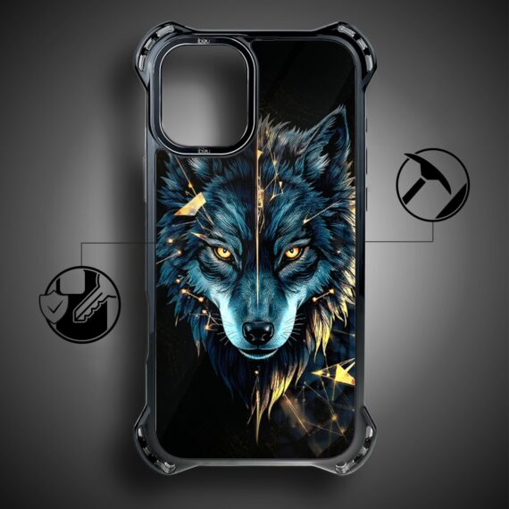 Etui do iPhone 16 Plus IBIZU DropGuard Ultra z MagSafe, Wilki, Wilk mocy (5)