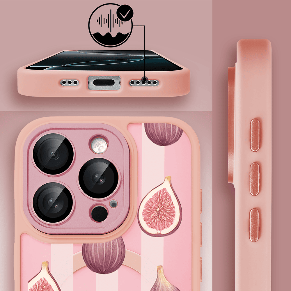 Etui do iPhone 16 Pro Max Color Flush z MagSafe, z osłoną aparatu, figowa rozkosz, różowe (4)