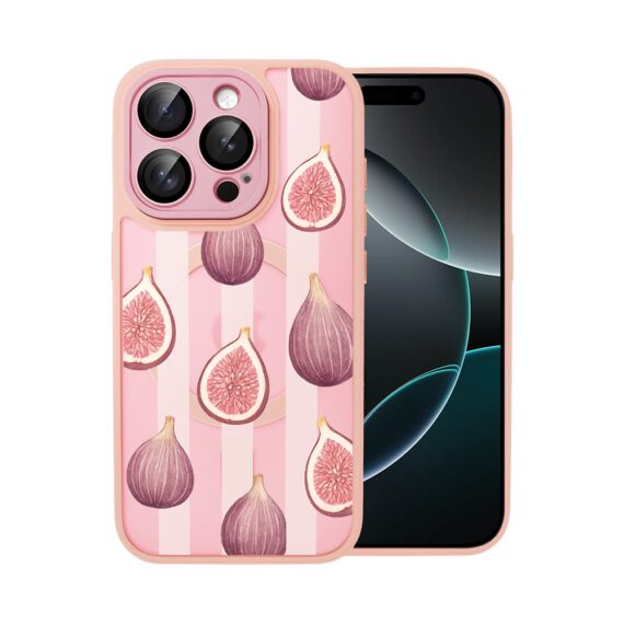 Etui do iPhone 16 Pro Max Color Flush z MagSafe, z osłoną aparatu, figowa rozkosz, różowe (5)