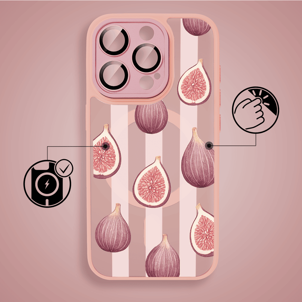 Etui do iPhone 16 Pro Max Color Flush z MagSafe, z osłoną aparatu, figowa rozkosz, różowe (6)
