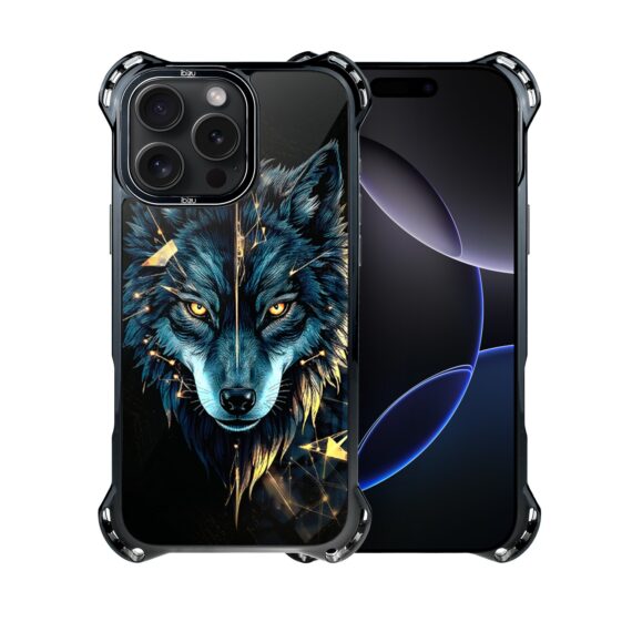 Etui do iPhone 16 Pro Max IBIZU DropGuard Ultra z MagSafe, Wilki, Wilk mocy (6)