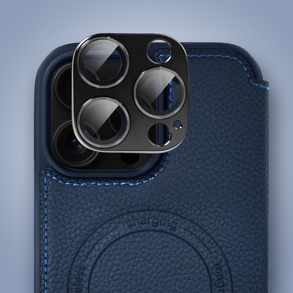 Etui do iPhone 16 pro max z klapką Solid MagSafe Book, typu książka, granatowe (7)