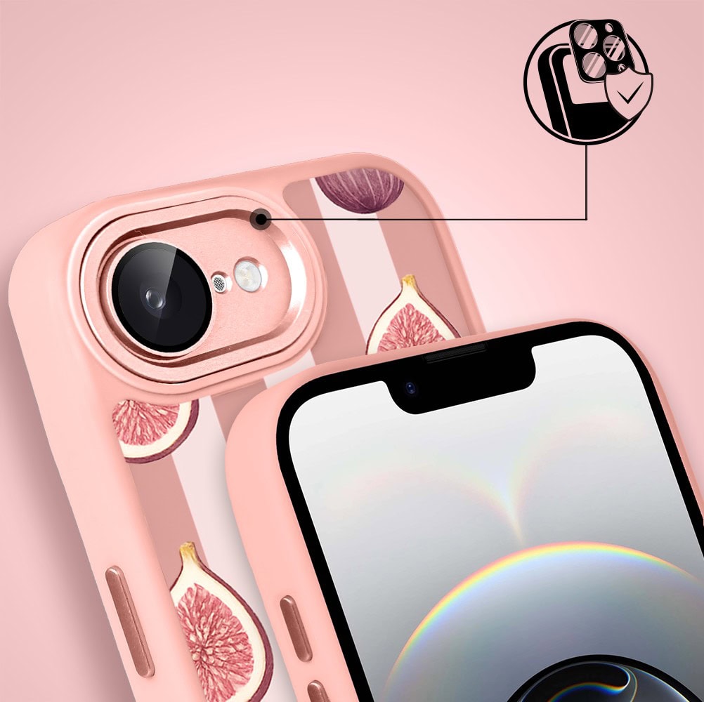 Etui do iPhone 16e Color Flush z MagSafe, z osłoną aparatu, figowa rozkosz, różowe (8)