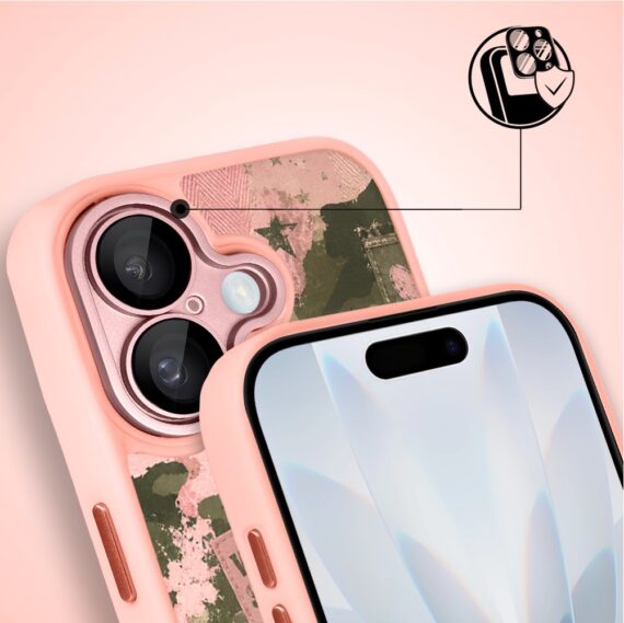 Etui do iPhone 17 Color Flush z MagSafe, z osłoną aparatu, Wild & Strong, różowe (4)