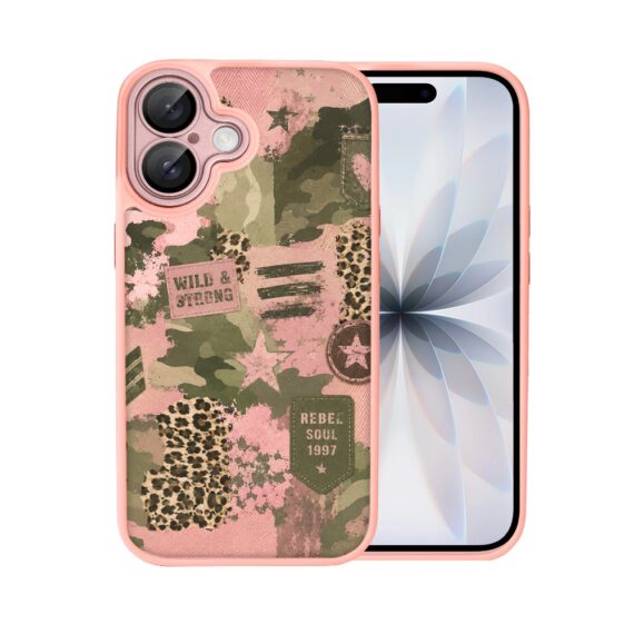 Etui do iPhone 17 Color Flush z MagSafe, z osłoną aparatu, Wild & Strong, różowe (8)