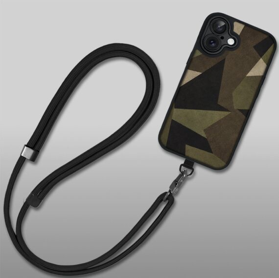 Etui do iPhone 17 Color Flush z MagSafe, z osłoną aparatu, miejskie moro, czarne (4)