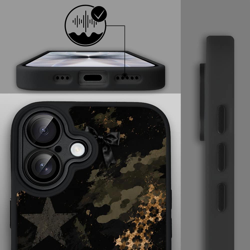 Etui do iPhone 17 Color Flush z MagSafe, z osłoną aparatu, nocna rebeliantka, czarne (4)