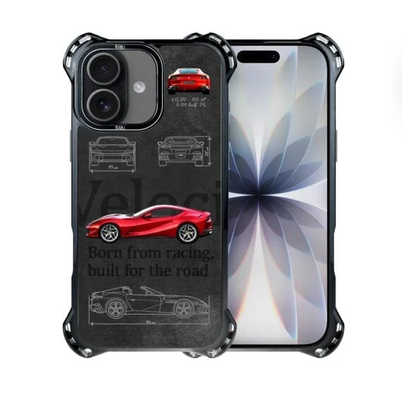 Etui do iPhone 17 IBIZU DropGuard Ultra z MagSafe, TechDrive, 812 Superfast, nowe (6)