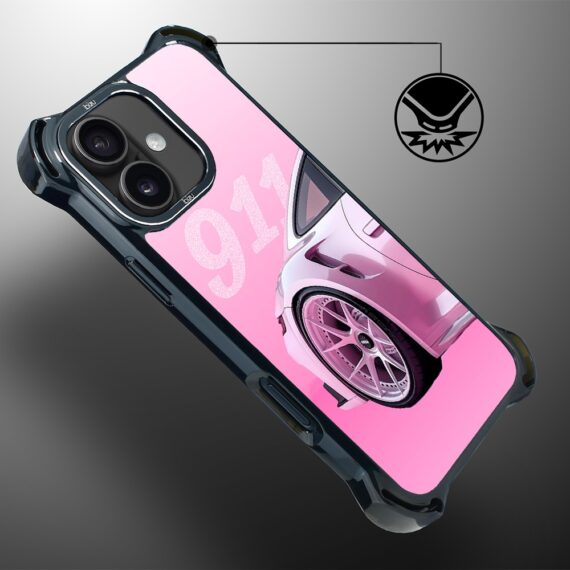 Etui do iPhone 17 IBIZU DropGuard Ultra z MagSafe, TechDrive, 911 różowe, poprawne (5)