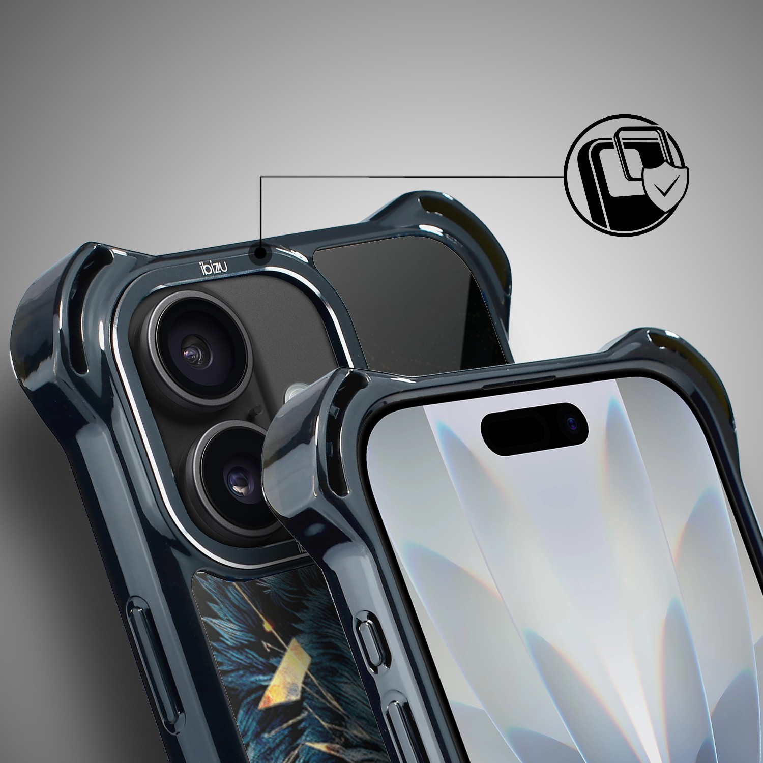 Etui do iPhone 17 IBIZU DropGuard Ultra z MagSafe, Wilki, Wilk mocy (2)