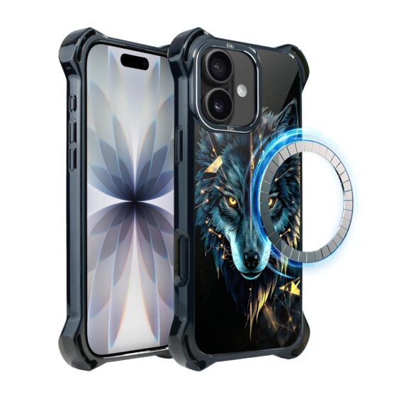 Etui do iPhone 17 IBIZU DropGuard Ultra z MagSafe, Wilki, Wilk mocy (6)