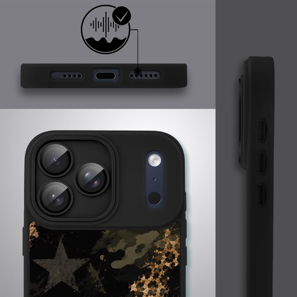 Etui do iPhone 17 Pro Color Flush z MagSafe, z osłoną aparatu, nocna rebeliantka, czarne (2)