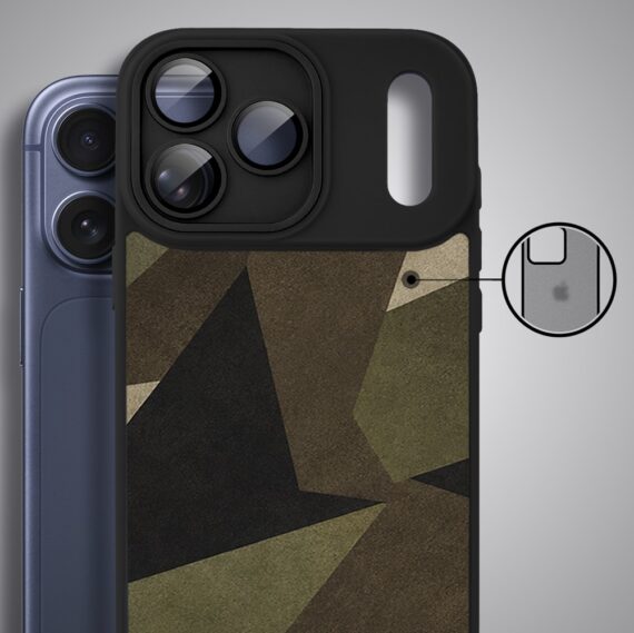 Etui do iPhone 17 Pro Max Color Flush z MagSafe, z osłoną aparatu, miejskie moro, czarne (2)