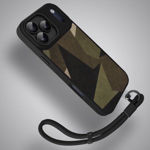 Etui do iPhone 17 Pro Max Color Flush z MagSafe, z osłoną aparatu, miejskie moro, czarne (5)