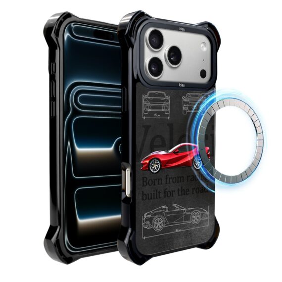 Etui do iPhone 17 Pro Max IBIZU DropGuard Ultra z MagSafe, TechDrive, 812 Superfast, nowe (3)