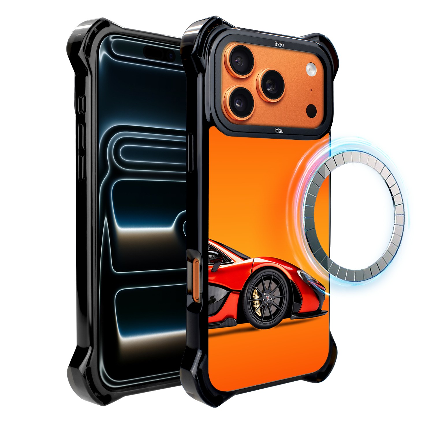 Etui do iPhone 17 Pro Max IBIZU DropGuard Ultra z MagSafe, TechDrive, P1