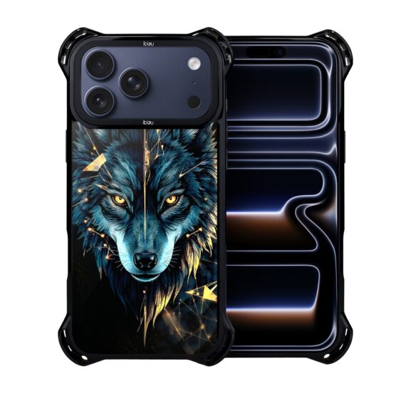 Etui do iPhone 17 Pro Max IBIZU DropGuard Ultra z MagSafe, Wilki, Wilk mocy (4)