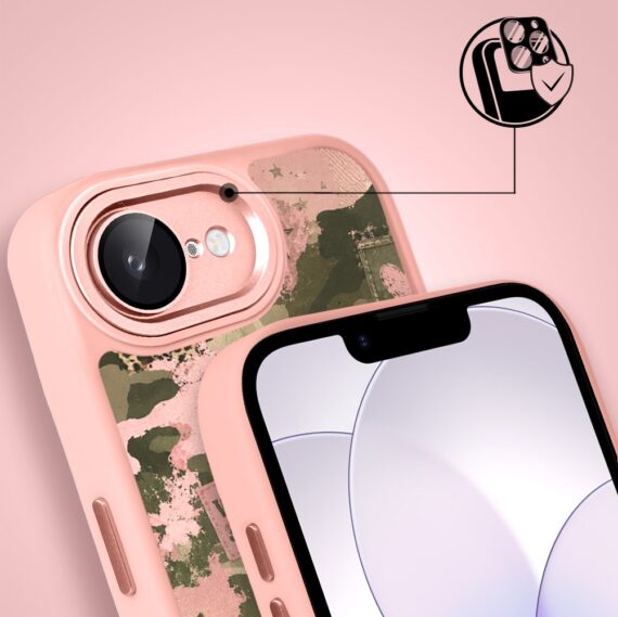 Etui do iPhone 17e Color Flush z MagSafe, z osłoną aparatu, Wild & Strong, różowe (7)