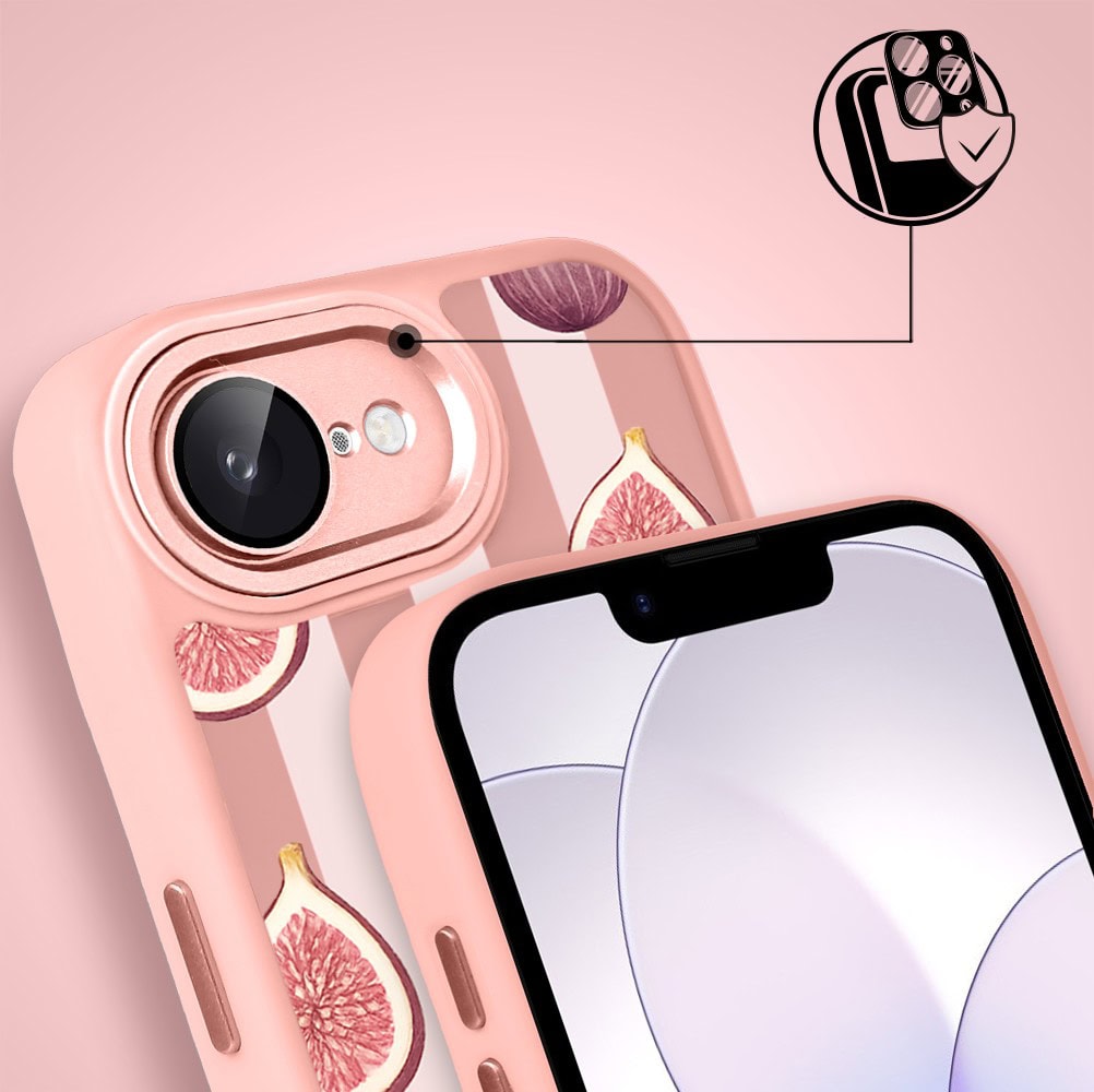 Etui do iPhone 17e Color Flush z MagSafe, z osłoną aparatu, figowa rozkosz, różowe (1)