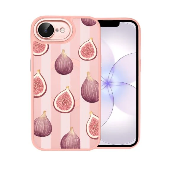 Etui do iPhone 17e Color Flush z MagSafe, z osłoną aparatu, figowa rozkosz, różowe (5)