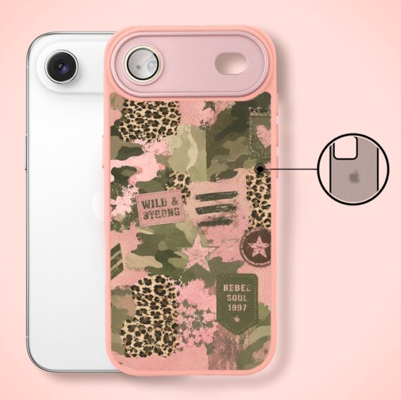 Etui do iPhone Air Color Flush z MagSafe, z osłoną aparatu, Wild & Strong, różowe (3)