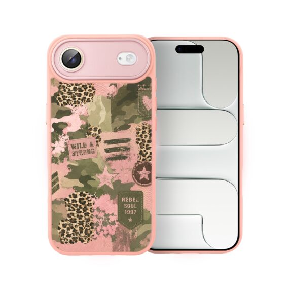 Etui do iPhone Air Color Flush z MagSafe, z osłoną aparatu, Wild & Strong, różowe (5)