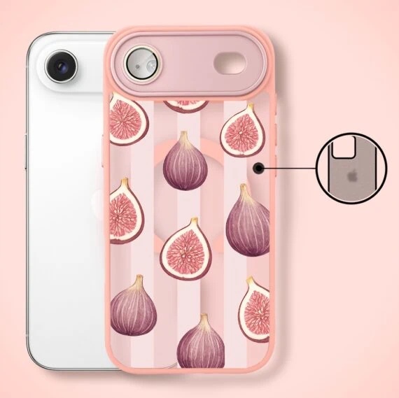 Etui do iPhone Air Color Flush z MagSafe, z osłoną aparatu, figowa rozkosz, różowe (2)