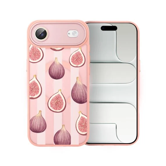 Etui do iPhone Air Color Flush z MagSafe, z osłoną aparatu, figowa rozkosz, różowe (4)