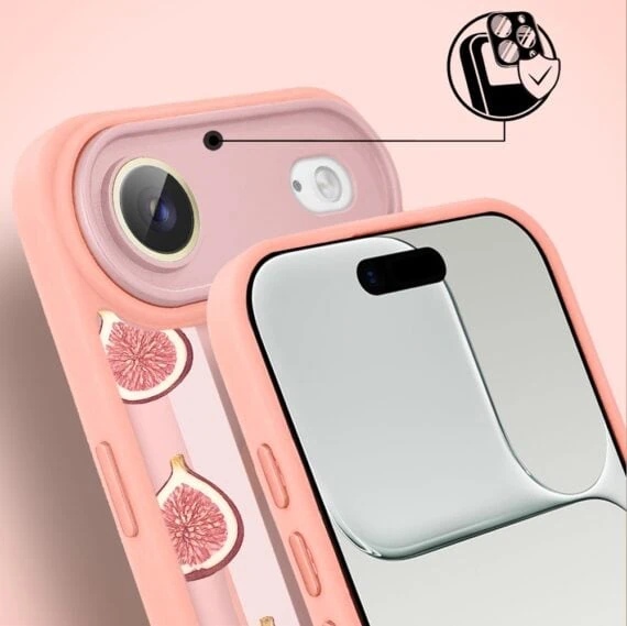 Etui do iPhone Air Color Flush z MagSafe, z osłoną aparatu, figowa rozkosz, różowe (8)