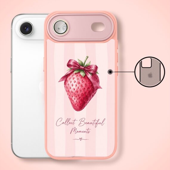 Etui do iPhone Air Color Flush z MagSafe, z osłoną aparatu, truskawkowy moment, różowe (5)