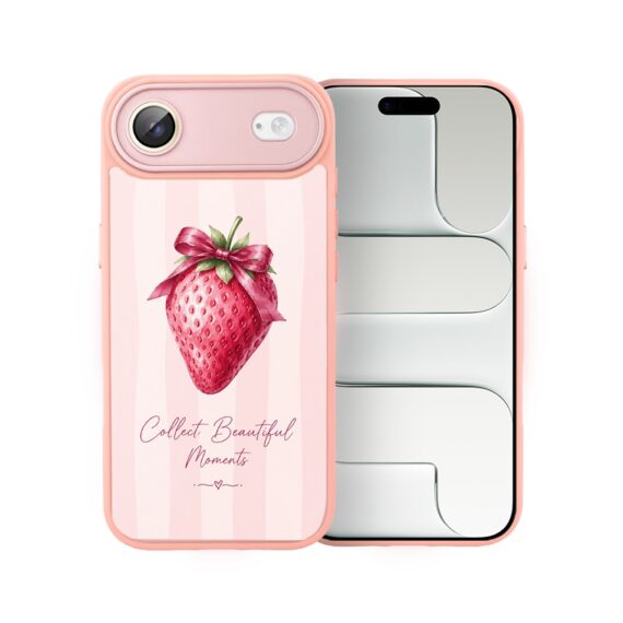 Etui do iPhone Air Color Flush z MagSafe, z osłoną aparatu, truskawkowy moment, różowe (7)