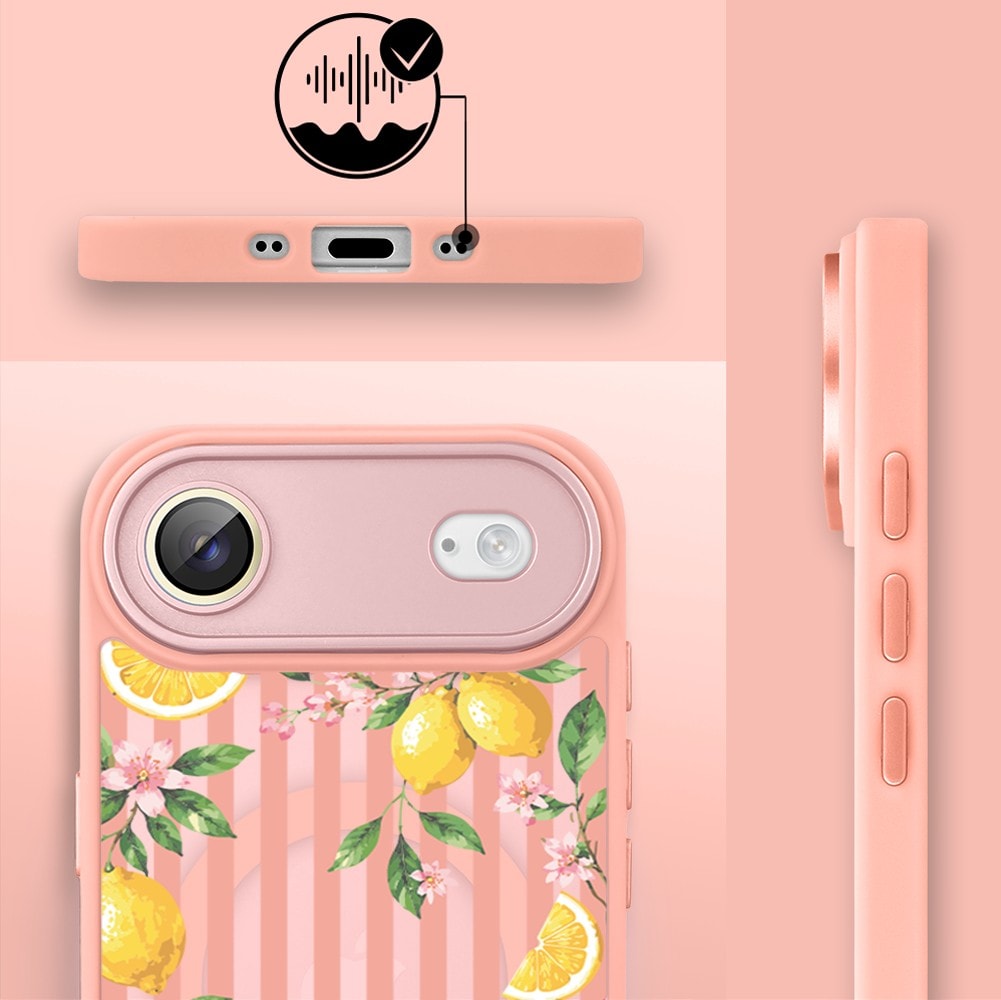Etui do iPhone Air Color Flush z MagSafe, z osłoną aparatu, włoskie limone, różowe (1)